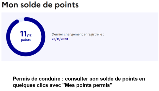 Mon solde de points